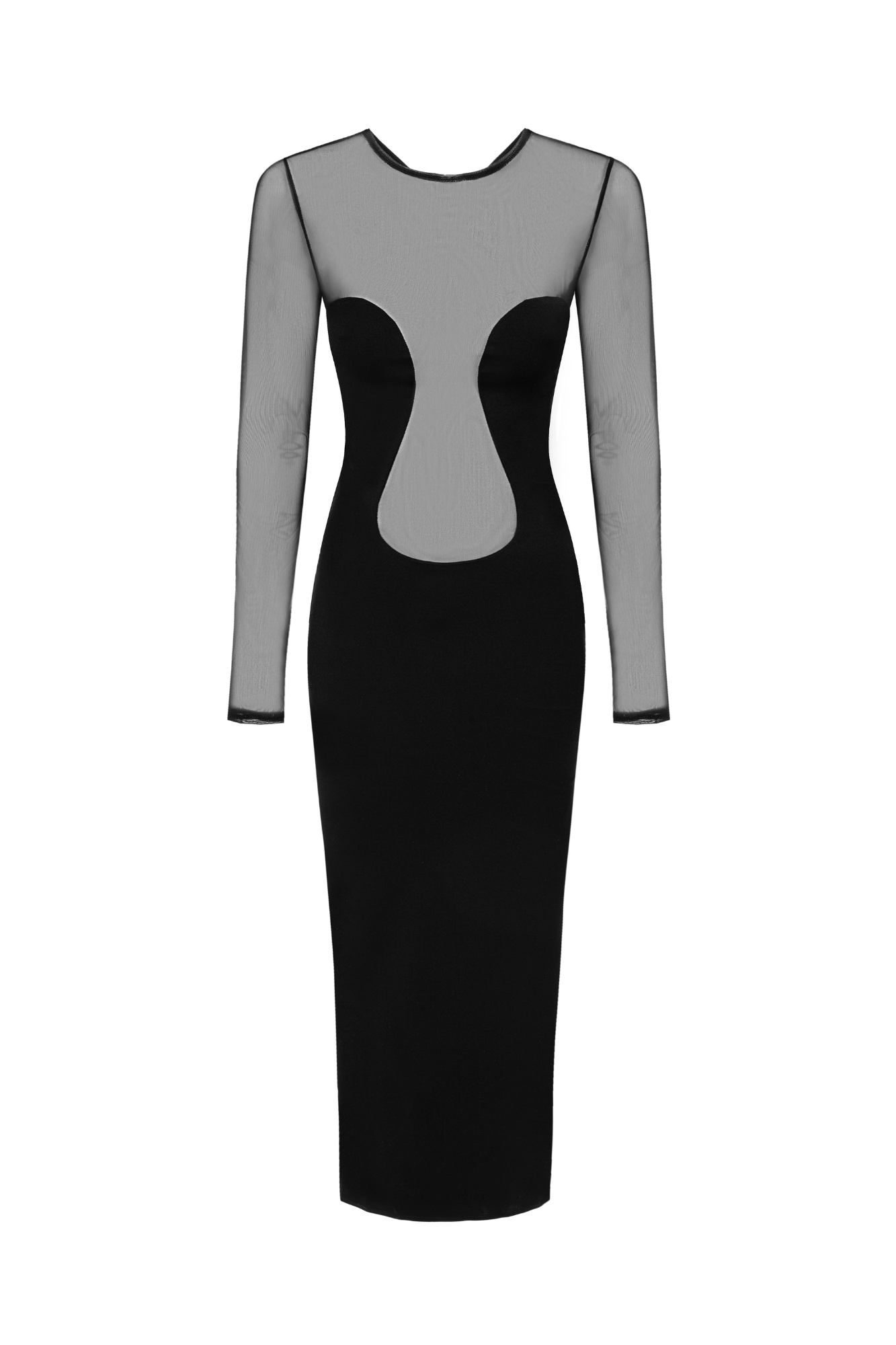 Sleek Silhouette Dress Black – Undress Code EUR