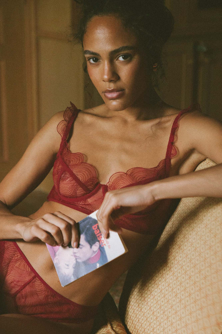 Bliss Bra Burgundy - Undress Code EUR