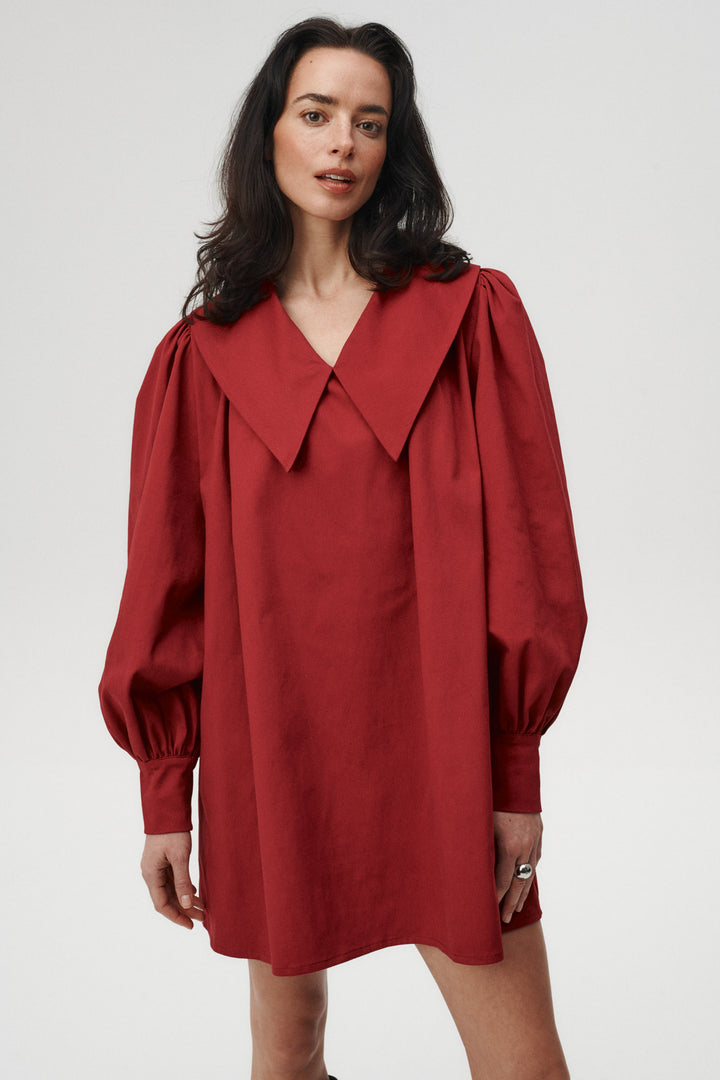 Love Letter Dress Burgundy - Undress Code EUR