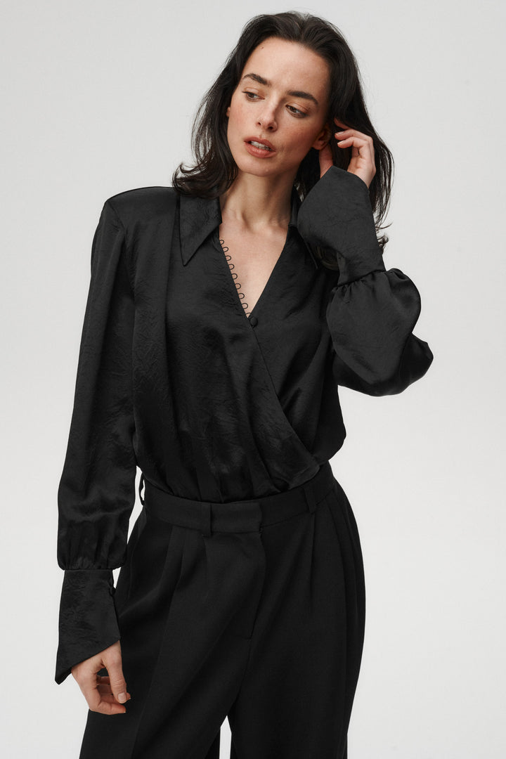 On Time Bodysuit Black - Undress Code EUR