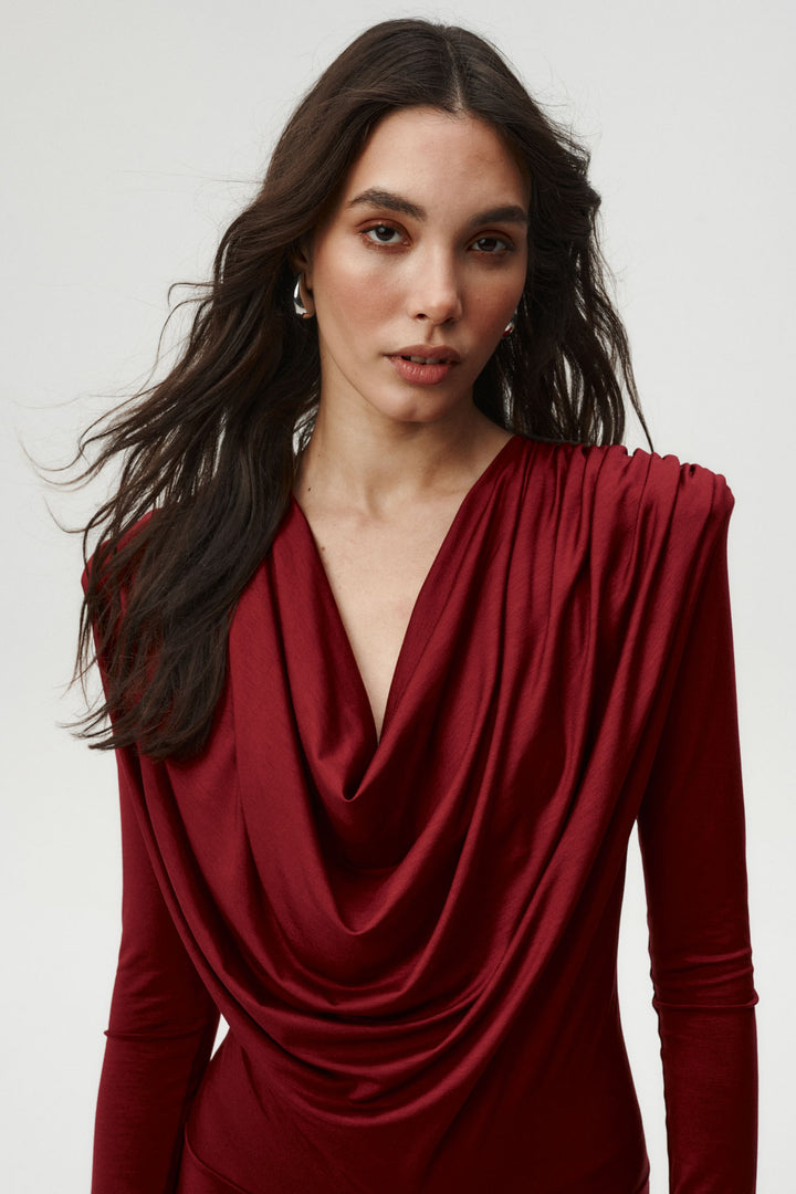 Scarlett Bodysuit Burgundy - Undress Code EUR