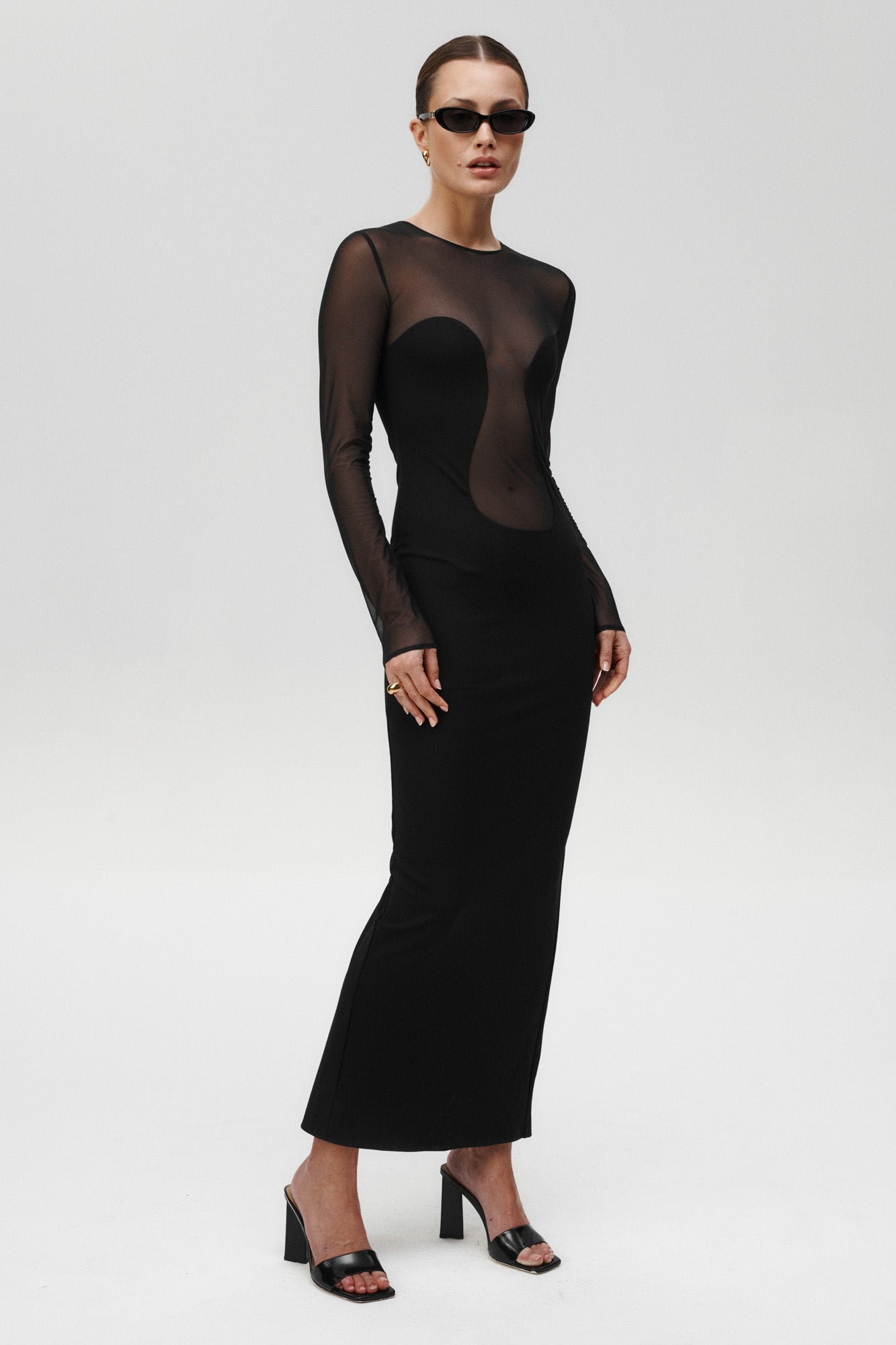 Sleek Silhouette Dress Black – Undress Code EUR