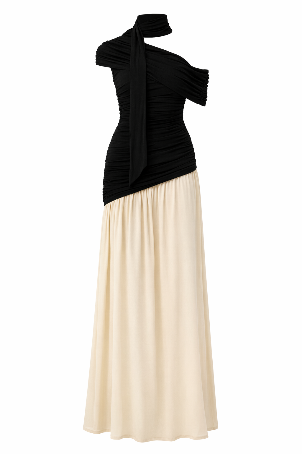 align maxi dress Asymmetric Cut A Line Maxi Dress Black