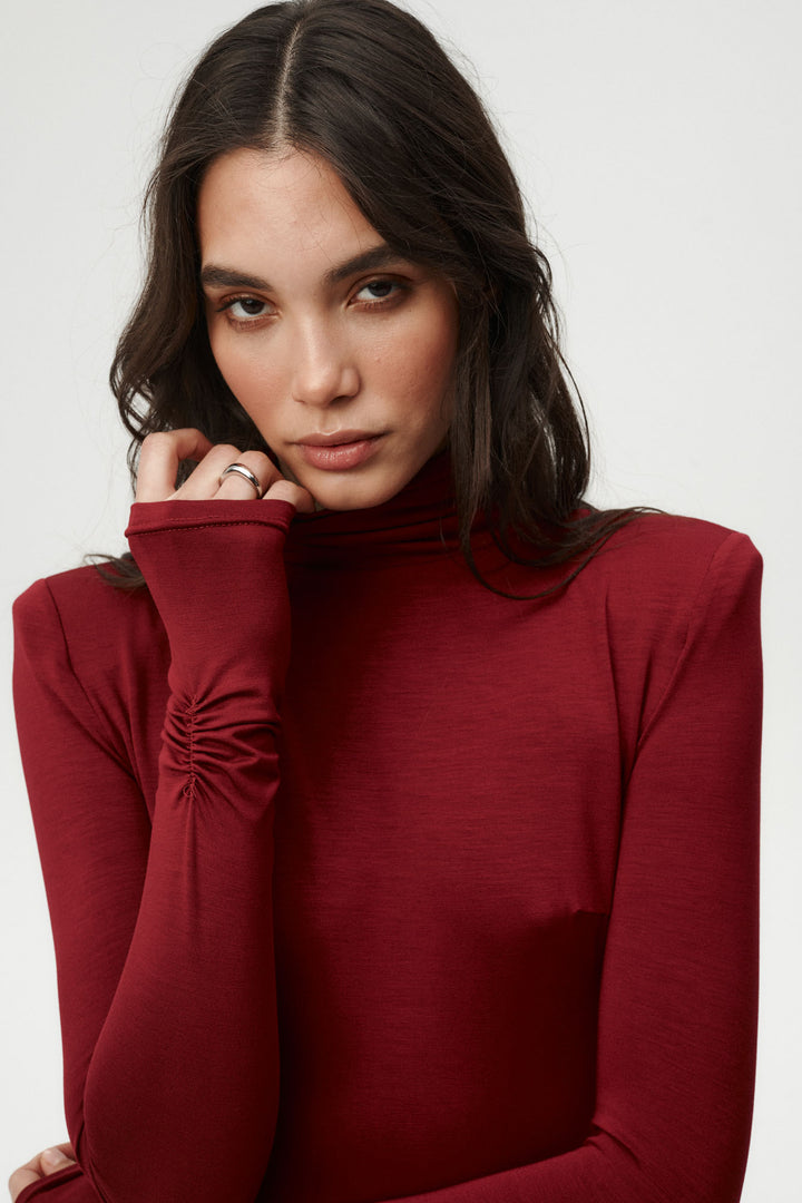 Timeless Bodysuit Burgundy - Undress Code EUR