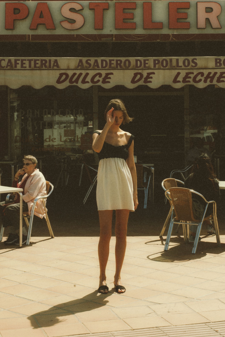 Dance Around Mini Dress Sand - Undress Code EUR